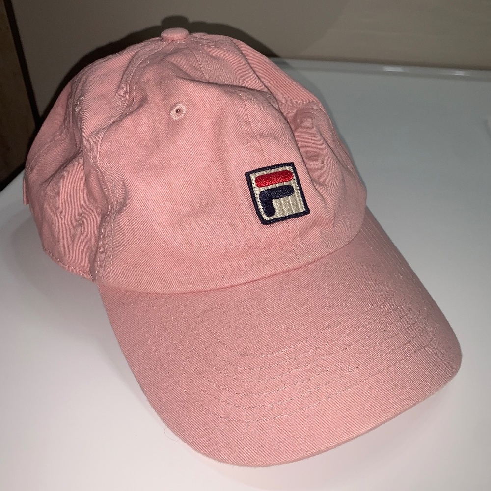 Pink Fila Cap